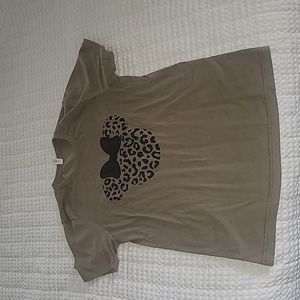 Minnie animal print Tshirt